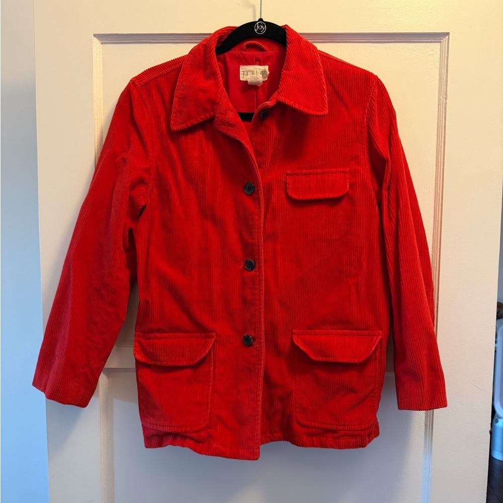Vintage J.Crew Red Corduroy Jacket